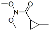 Cyclopropanecarboxamide, N,N-dimethoxy-2-methyl- (9CI) Struktur