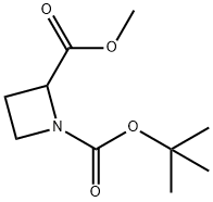 1-Boc-azetidine-2-carboxylic acid methyl ester Struktur