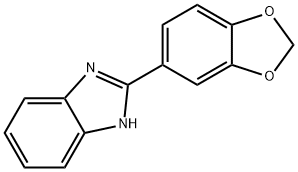 2-[3,4-(METHYLENEDIOXY)PHENYL]-BENZIMIDAZOLE Struktur