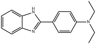 N-[4-(1H-BENZIMIDAZOL-2-YL)PHENYL]-N,N-DIETHYLAMINE Struktur