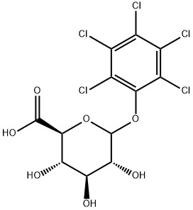 pentachlorophenol glucuronide Struktur