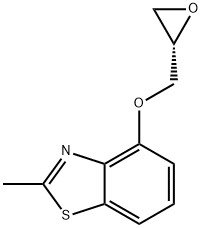 Benzothiazole, 2-methyl-4-[(2S)-oxiranylmethoxy]- (9CI) Struktur