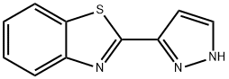 Benzothiazole, 2-(1H-pyrazol-3-yl)- (9CI) Struktur