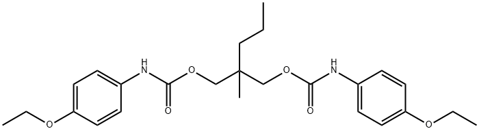 Bis(p-ethoxycarbanilic acid)2-methyl-2-propyltrimethylene ester Struktur