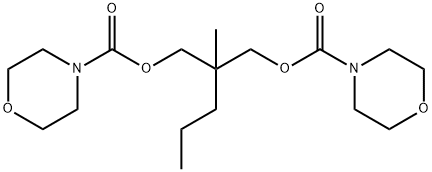 Di(4-morpholinecarboxylic acid)2-methyl-2-propyltrimethylene ester Struktur