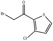 2-Bromo-1-(3-chloro-2-thienyl)ethanone Struktur