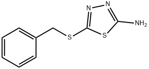 2-AMINO-5-BENZYLTHIO-1,3,4-THIADIAZOLE Struktur