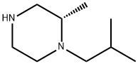 Piperazine, 2-methyl-1-(2-methylpropyl)-, (2S)- (9CI) Struktur