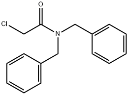 N,N-Dibenzyl-2-chloro-acetamide Struktur