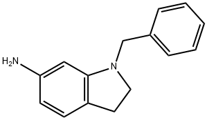 1-benzyl-2,3-dihydro-1H-indol-6-amine Struktur