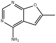 Furo[2,3-d]pyrimidine, 4-amino-6-methyl- (8CI) Struktur