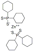 zinc bis(dicyclohexyldithiophosphinate) Struktur