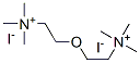 trimethyl-[2-(2-trimethylammonioethoxy)ethyl]azanium diiodide Struktur