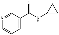 3-Pyridinecarboxamide,N-cyclopropyl-(9CI) Struktur