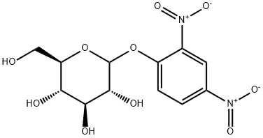 2',4'-dinitrophenylglucopyranoside Struktur