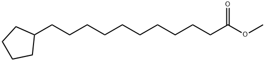 11-(Cyclopentan-1-yl)undecanoic acid methyl ester Struktur