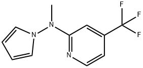 N2-METHYL-N2-(1H-PYRROL-1-YL)-4-(TRIFLUOROMETHYL)PYRIDIN-2-AMINE Struktur