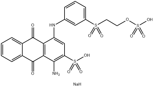 2-(3-(4-Amino-9,10-dihydro-3-sulfo-9,10-dioxoanthracen-4-yl)aminobenzolsulfonyl)vinyl)dinatriumsulfat