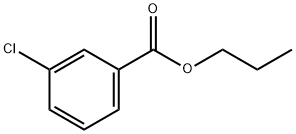 propyl 3-chlorobenzoate Struktur