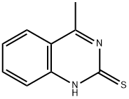 2-Mercapto-4-methylquinazoline Struktur