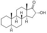 5A-ANDROSTAN-16A-OL-17-ONE Struktur