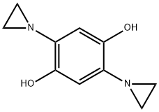 1,4-Benzenediol, 2, 5-bis (1-aziridinyl)- Struktur