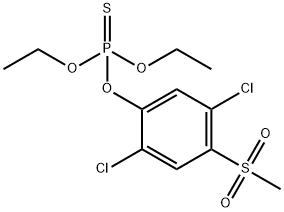 CHLORTHIOPHOS SULFONE Struktur