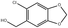 6-CHLOROPIPERONYL ALCOHOL Struktur