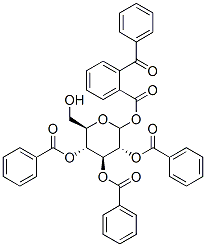 PENTA-O-BENZOYL-Β-D-GLUCOPYRANOSE, 95% HPLC Struktur