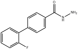 2'-FLUORO[1,1'-BIPHENYL]-4-CARBOHYDRAZIDE Struktur