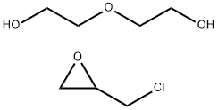 2-(chloromethyl)oxirane: 2-(2-hydroxyethoxy)ethanol Struktur