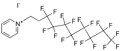 1-(3,3,4,4,5,5,6,6,7,7,8,8,9,9,10,10,10-heptadecafluorodecyl)pyridinium iodide Struktur