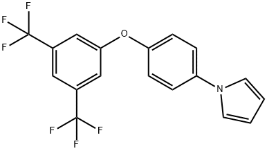 1-{4-[3,5-DI(TRIFLUOROMETHYL)PHENOXY]PHENYL}-1H-PYRROLE Struktur