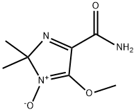 2H-Imidazole-4-carboxamide,5-methoxy-2,2-dimethyl-,1-oxide(9CI) Struktur