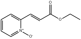 Ethyl 3-(2-Pyridinyl)acrylate, N-Oxide Struktur