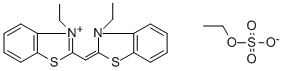 3,3'-Diethylthiacyanine ethylsulfate Struktur