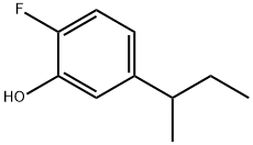 Phenol,  5-sec-butyl-2-fluoro-  (8CI) Struktur