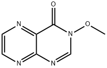 3-Methoxypteridin-4(3H)-one Struktur