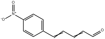 2,4-Pentadienal, 5-(4-nitrophenyl)- Struktur