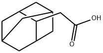 2-Adamantaneacetic acid Struktur