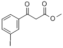 3-(3-IODO-PHENYL)-3-OXO-PROPIONIC ACID METHYL ESTER Struktur