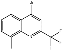 4-Bromo-8-methyl-2-(trifluoromethyl)quinoline Struktur