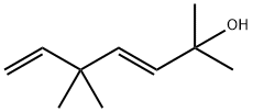 (E)-2,5,5-trimethylhepta-3,6-dien-2-ol Struktur