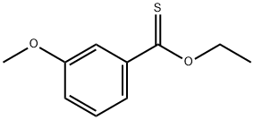 3-Methoxythiobenzoic acid O-ethyl ester Struktur