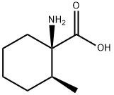 Cyclohexanecarboxylic acid, 1-amino-2-methyl-, (1R,2S)- (9CI) Struktur