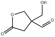 3-Furancarboxaldehyde, tetrahydro-3-(hydroxymethyl)-5-oxo- (9CI) Struktur