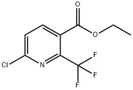 Ethyl 6-chloro-2-(trifluoromethyl)nicotinate Struktur