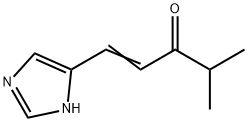 1-Penten-3-one,  1-(1H-imidazol-4-yl)-4-methyl-  (9CI) Struktur