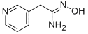 N-HYDROXY-2-PYRIDIN-3-YL-ACETAMIDINE Struktur