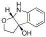 (3aR,8aS)-2,3,8,8a-tetrahydro-3aH-Furo[2,3-b]indol-3a-ol Struktur